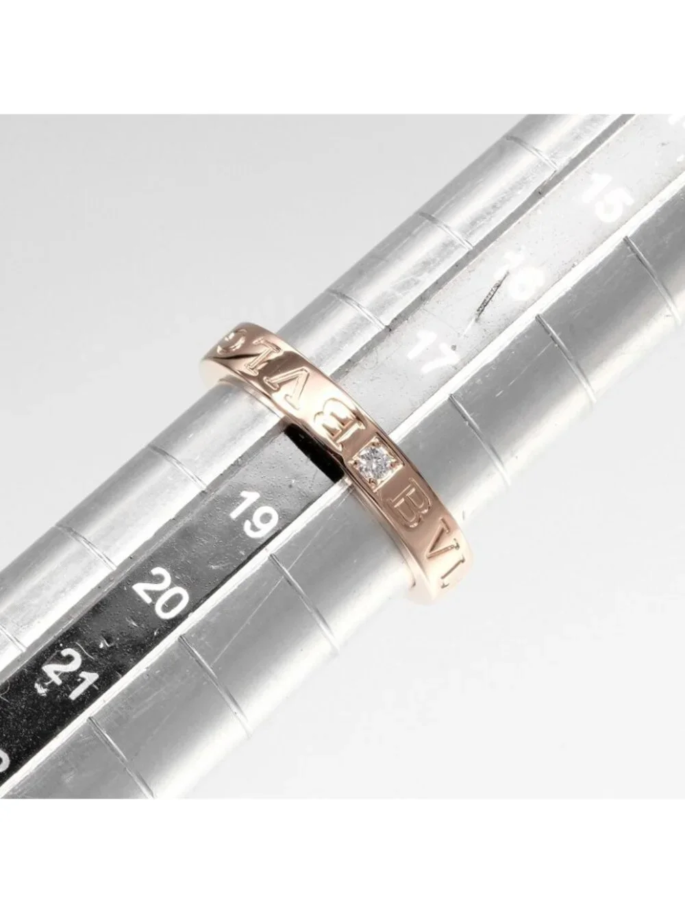 Bvlgari B.zero1 Essential XYZB.zero18K Pink Gold Diamond Ring